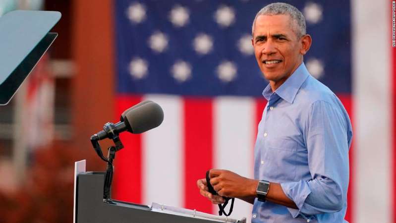 Obama delivers a blistering rebuke of Trump in his return to the campaign trail